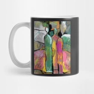 Three women at the Market Mug